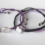 Chinese (flat) Knot Bracelet with Charms