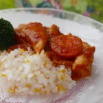 Easy chicken tomato curry