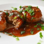 Pork hamburger steak