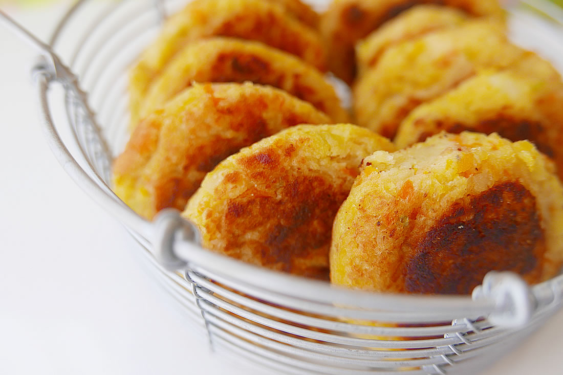 Potato cake or potato coroquette