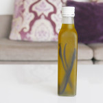 Vanilla bean in olive oil