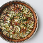 Wafu zucchini / courgette tart