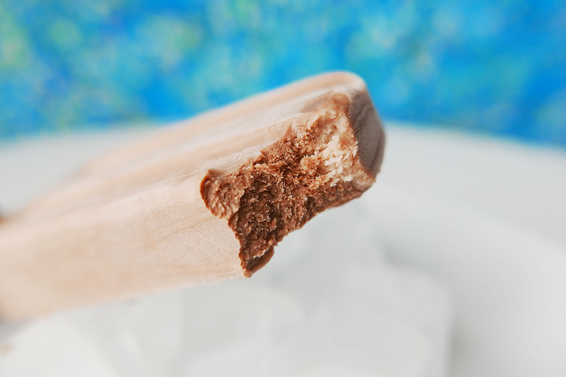 Chocolate ice pop