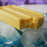 Mango ice cream pop