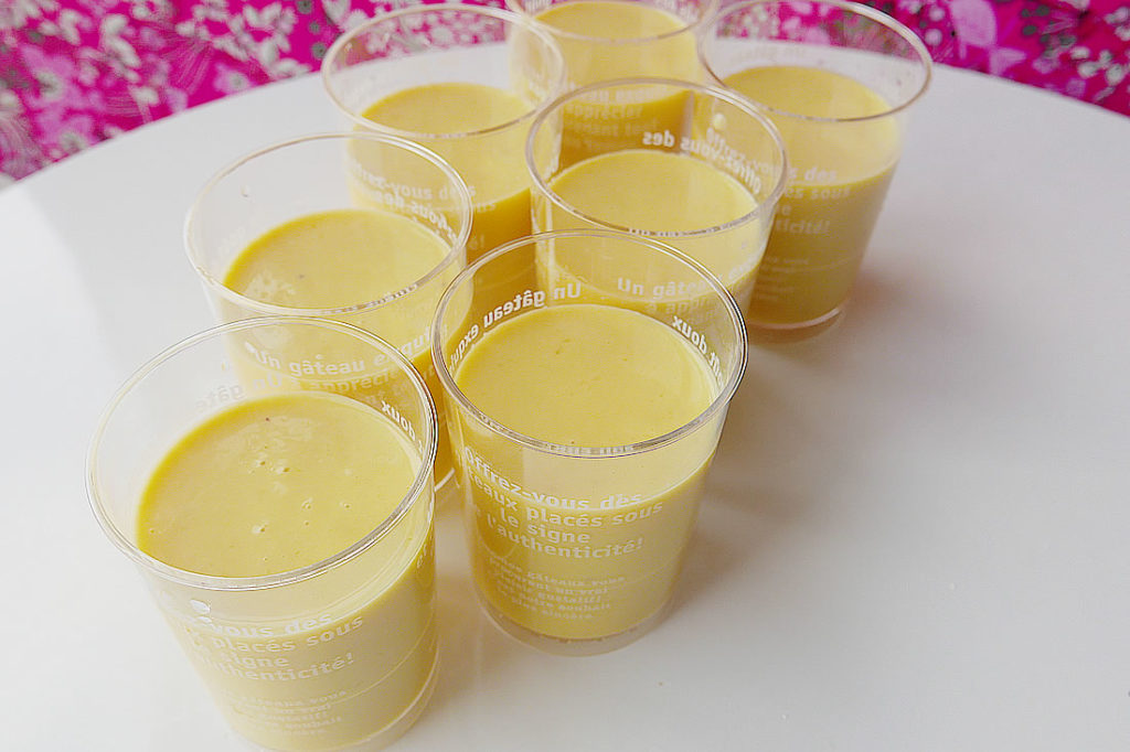 Mango banana mousse Dans la lune