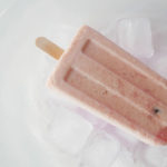 Watermelon ice cream pop