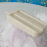 Banana coconut ice cream pop