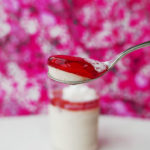 Strawberry banana mousse