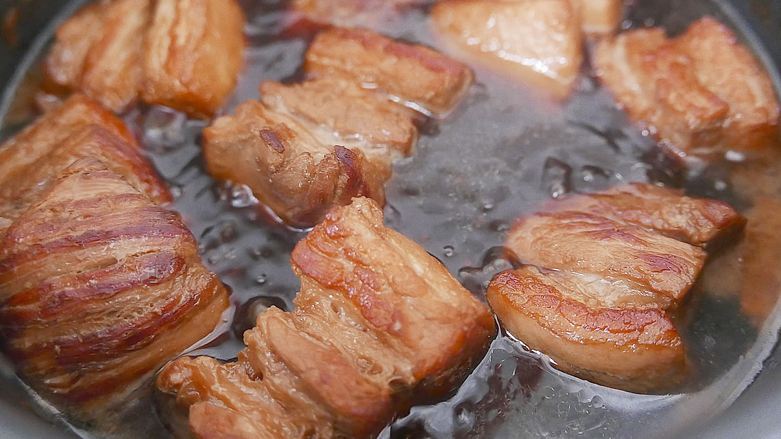 Buta no kakuni Japanese Braised Pork Belly Pressure Cooker