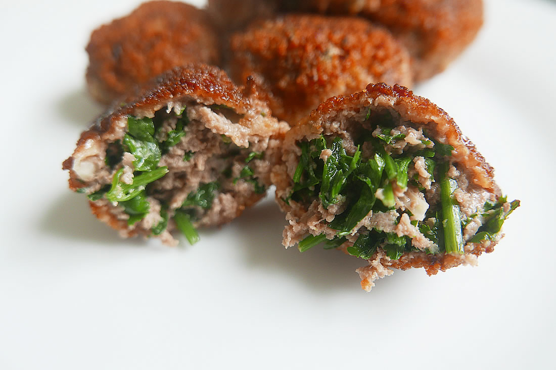 Coroquette with coriander