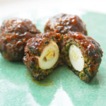 Egg in meatballs