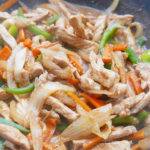 Easy vegetable pork stir-fry