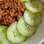 Caramelised ground Pork with rice
