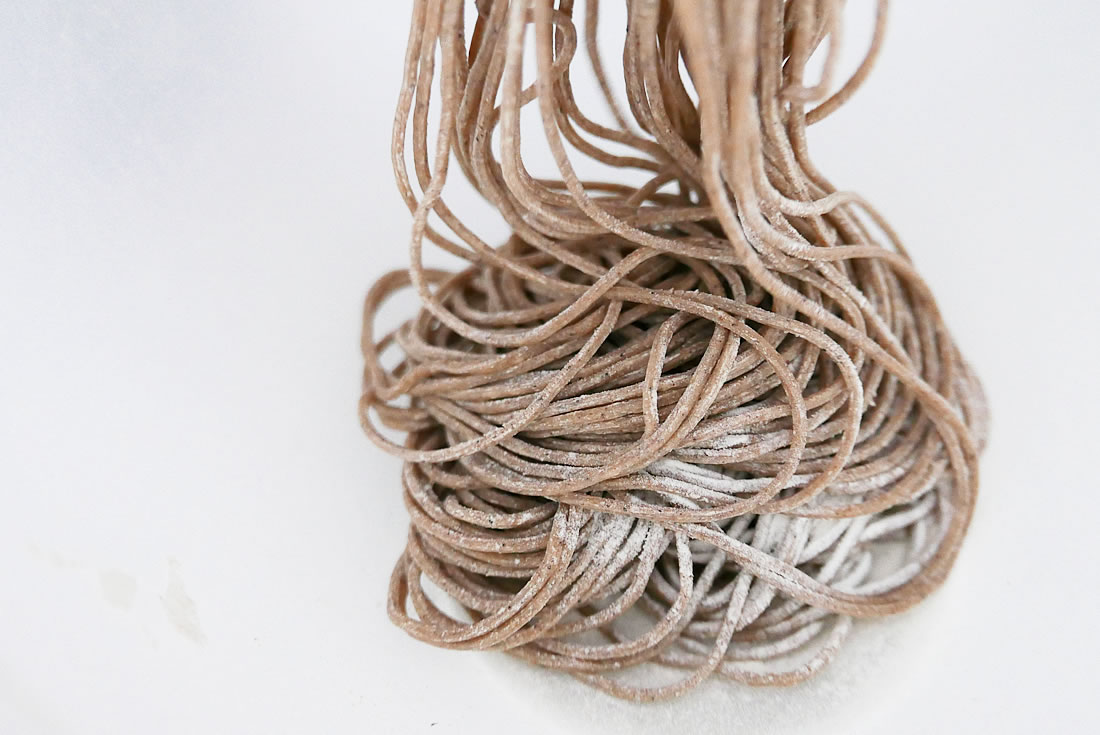 Homemade soba noodles with Philips pasta maker