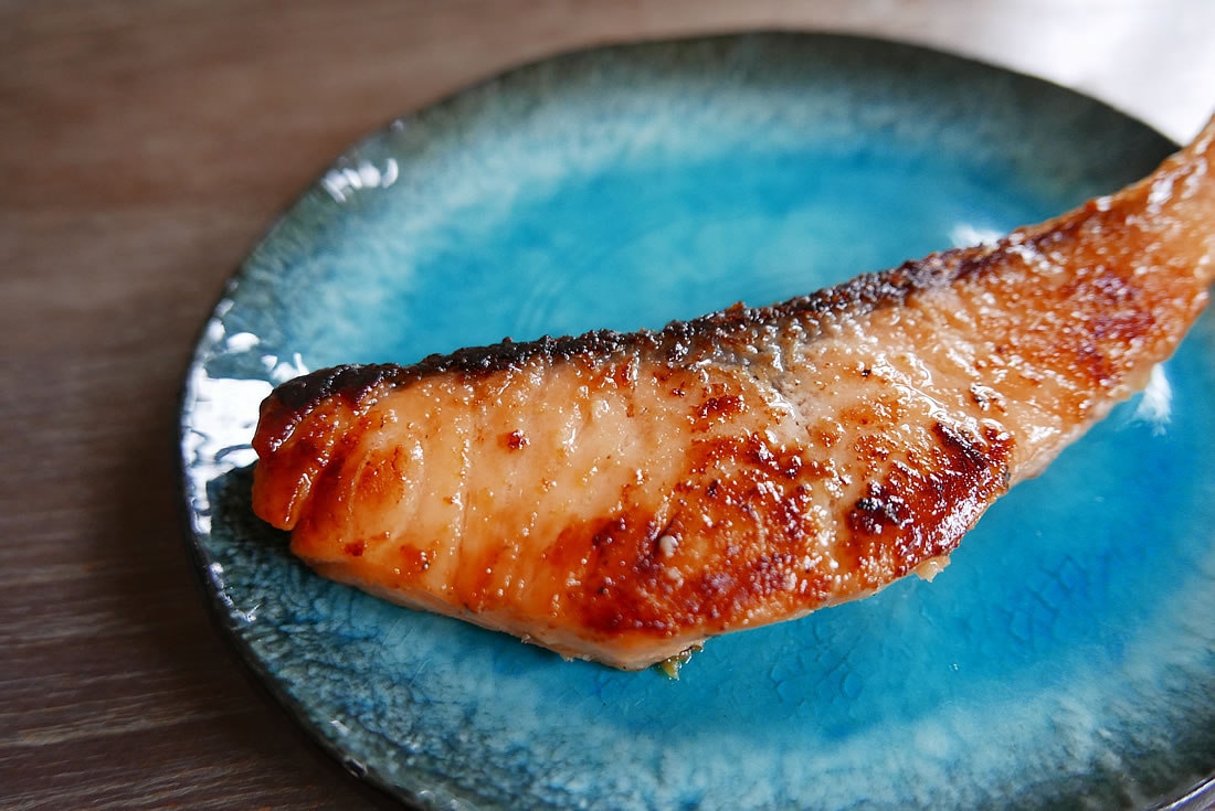 Saikyo yaki Salmon in white miso