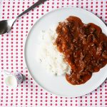 Hayashi rice with pressure cooker – Hashed beef with rice